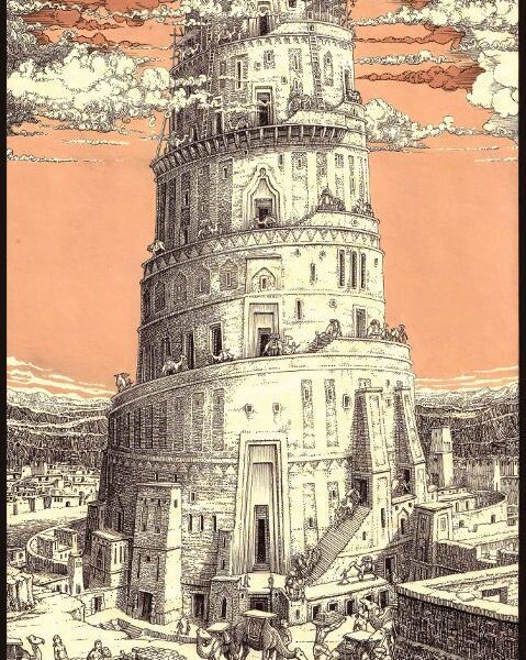 Prednáška Babylonská veža a Boží projekt