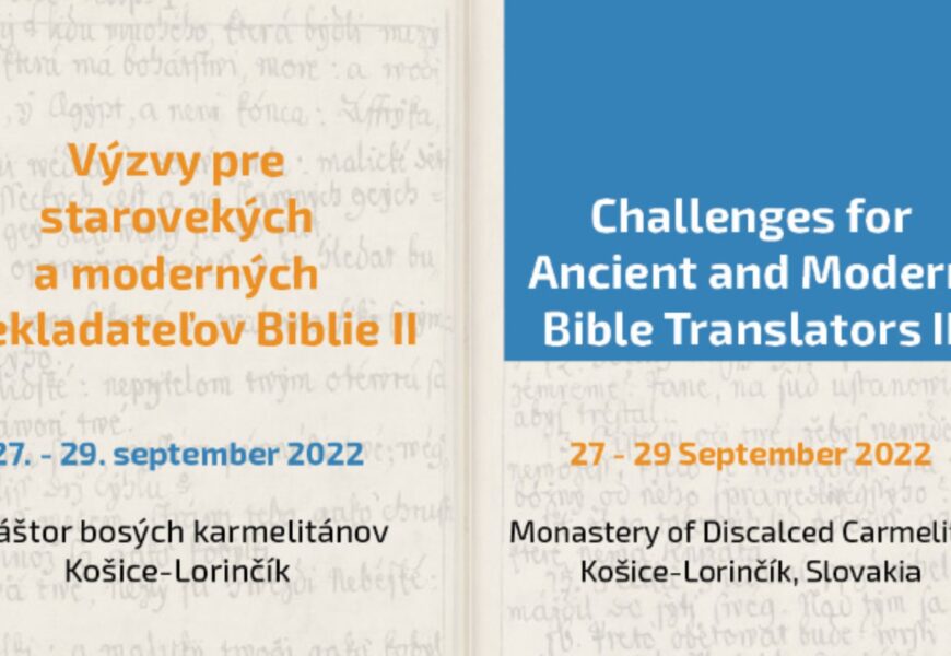 Výzvy pre starovekých a moderných prekladateľov Biblie II